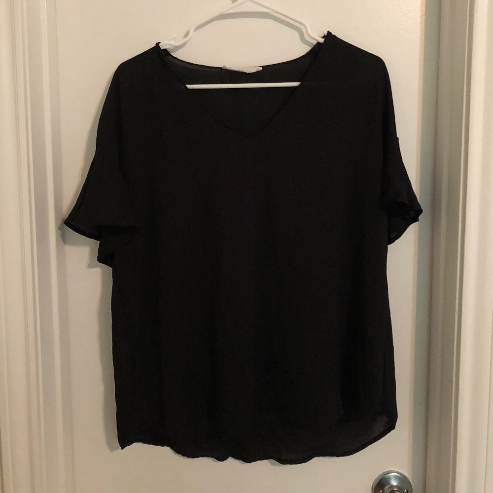 LUSH Short Sleeve Blouse